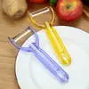 Cuchillo Pelador Plástico PP Pelador Multifuncional Pelador de Patatas Casero Pelador de Verduras y Frutas Gadget de Cocina