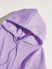 Sudadera con capucha casual para mujer, estampado de vaca de dibujos animados con letras, doble cara