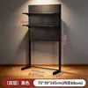 Prateleira de Armazenamento Vertical com Painel Perfurado, Estante de Chão, Prateleira de Armazenamento de Metal para Sala de Jogos Sem Furos, Prateleira de Transformação para Mesa de Computador