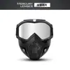 Máscara Protectora Integral, Gafas, Gafas Antivaho Integradas, Máscara Transpirable a Prueba de Polvo y Arena para Deportes al Aire Libre Ciclismo
