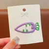 Pinza de Pelo de Conejo Estilo Dopamina de Verano para Niñas, Pinza Lateral para Flequillo, Pequeño Clip Dulce para la Frente