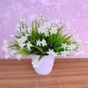 Flores artificiais Phalaenopsis flores falsas decoração sala de estar mesa de jantar arranjo de flores flores plantas verdes pequeno bonsai ornamentos decorações internas e externas