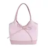 Bolsa Tote Xadrez Estilo Ins Mori Coreano para Mulheres, Nova Bolsa Versátil Fresca de Ombro, Bolsa de Ombro Casual de Grande Capacidade