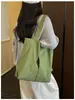 Bolso de hombro simple de nuevo estilo, versión coreana, bolso de mano de moda casual de gran capacidad, bolso de lona a cuadros para el trabajo al por mayor