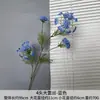 Materiales de Flores Artificiales Serie Azul para Arreglos de Boda, Paisajismo Exterior, Arreglos de Flores Falsas, Rosa, Hortensia, Orquídea Phalaenopsis al por Mayor
