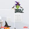 Shang Yi SPZ-KG 750000 Festival Sagrado Lápida de Bruja Pegatinas de Pared para Dormitorio PVC Decoración de Interruptor Venta al por Mayor de Fábrica Pegatinas de Interruptor