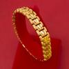 Pulsera Love de oro arena de Vietnam para hombre, diseño de moda combinable, oro europeo de alta gama, no se desvanece por mucho tiempo, venta al por mayor de pulseras