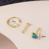 Moda Joker Nuevo Anillo de Nariz de 7 Barras Mariposa Luna Aro de Nariz Aro de Cartílago de Oreja Acero Inoxidable Barra en L Perforación de Nariz de Moda