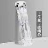 Clip de Empuje para Organizar Exámenes y Documentos, Clip de Carpeta de Alta Calidad, Clip de Empuje Transparente, Clip de Cola Larga