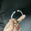 Pulsera de la Marea Nacional Esmalte Rojo Sur Corazón Dorado Sutra Pulsera Abierta para el Cumpleaños de la Novia Regalo de Tanabata Día de San Valentín