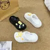 Acessórios para Sapato Clog Estilo Novo com Fivelas Decorativas 3D, Presilhas de Flor para Sapato, Botões Fofos de Estrela de Desenho Animado Urso Manteiga