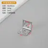 Código de ángulo de acero inoxidable engrosado fijo ángulo recto lámina plana en forma de L código de ángulo de 90 grados soporte de estante de partición Accesorios para muebles