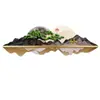 Pintura Decorativa para Sala de Estar Modelo Nuevo 2026 con Paisaje de Montaña para Pared de Fondo de Sofá, Pintura Colgante para Sala de Té y Estudio, Pintura con Luz de Atmósfera LED