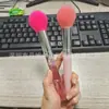 Novo Pincel para Blush Único, Pincel para Pó Solto, Ferramenta de Beleza para Maquiagem Facial com Cerdas Macias, Pincel de Maquiagem, Pincel Único para Esfumar