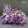 Novo Arranjo Grande de Chão para Casamento Banquete de Noivado Flor Artificial de Seda Acabado Arranjo Floral Decorativo Corredor Arte Floral para Casamento