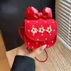 Bolso Retro Mate Transfronterizo para Mujer, Nuevo Modelo Verano 2026, Mini Bolso de Mano de Dibujos Animados Lindo con Lazo, Billetera para Monedas de Labial
