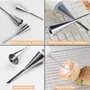 Juego de 3 Boquillas para Manga Pastelera Grandes, Medianas y Pequeñas, Boquillas para Manga Pastelera de Material 304, Boquillas para Decorar Pasteles, Herramientas de Repostería Fábrica Venta al por Mayor