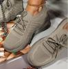 Estación independiente 2022, primavera y verano, nuevos zapatos de mujer tejidos voladores, talla grande 43, malla transpirable, estilo deportivo, zapatos casuales, zapatos blancos