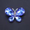 Broche Borboleta Animal Inseto Strass Jaqueta de Terno Feminino Fixado Luxo Requintado Versátil Pin Corsage Acessórios