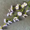 Flores Artificiales, Nuevas Flores de Begonia de Rama Alta para Decoraciones de Boda, Arreglos Florales, Adornos para Decoración del Hogar, Arreglos de Flores Falsas y Paisajismo