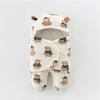 Cobertor acolchoado para bebê recém-nascido primavera, outono e inverno, saco de dormir de algodão anti-susto para segurar o bebê, mantas de bebê