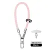 Cordón para Teléfono Móvil Personalizado de Alta Gama, Correa de Muñeca Trenzada, Cordón Corto para Funda de Teléfono Móvil, Venta al por Mayor de Fábrica