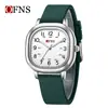 Relojes Marca Ofns Serie Puntuación Completa para Exámenes de Secundaria y Preparatoria, Relojes Silenciosos para Hombres y Mujeres, Relojes Cuadrados Luminosos