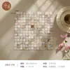 Azulejo de mosaico de concha natural hexagonal con escamas de pescado en forma de abanico, rodapié, azulejo de pared para baño, sala de estar, comedor, autoadhesivo