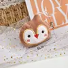 Broche de Boneca Animal de Pelúcia Desenho Animado Anel de Chaveiro DIY Pingente de Boneca Joia Pequena Grampo de Cabelo Acessórios de Lenço