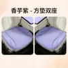 Juego de cojines para asiento de coche de tres piezas en stock, cojines de felpa universales para interior de coche de invierno, prensados en caliente para asientos delanteros y traseros
