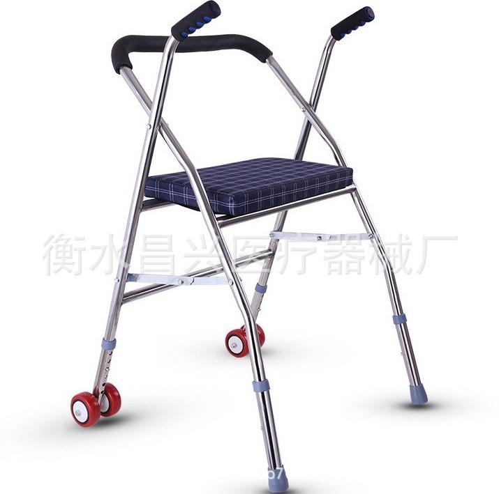 带轮带座助行器