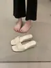 Nuevas Sandalias Planas de Verano 2026 Estilo Vintage con Punta Abierta para Mujer, Chanclas Casuales Simples Cómodas para Vacaciones con Tacón de Gato