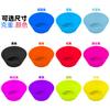 Nove gostos copo de muffin de silicone redondo 7cm copo de bolo forma de bolo pequena 8 cores assar copo de muffin