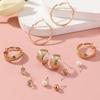 Joyería Transfronteriza Europea y Americana Nueva Moda Versátil Traje de Alta Gama Personalidad Pendientes para Mujer Tachuelas