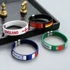 Pulsera de Equipo Nacional para el Mundial 2026 de Estados Unidos, Canadá y México, Pulsera para Muñeca de Fanático del Fútbol, Pulsera Tejida de Regalo Souvenir