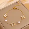Pulsera de Acero Titanio Estilo Coreano Moda Pulsera de Cintura Pequeña para Mujeres Lujo Ligero Alta Gama Versátil Pulsera de Acero Inoxidable con Incrustaciones de Diamantes Joyería