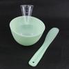 Juego de cuencos de silicona para mascarillas de belleza DIY, cepillo de ajuste para mascarillas, palo de ajuste para mascarillas, cuchara medidora, herramienta para mascarillas caseras
