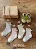Fábrica de Calcetines Lebo HD1836 Calcetines Cortos de Verano Ultra-delgados para Niñas con un Moño en el Talón, Calcetines Finos de Malla de Algodón, Calcetines de Princesa para Bebé