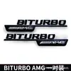 Carro preto modificado Mercedes-Benz logo ABCES-class GLAGLB logo GLE logo traseiro CLA letra AMG adesivo de carro 4MATIC