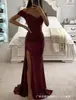 Vestido de Festa Sequin Ombro a Ombro com Fenda Estilo Europeu e Americano 2025 Cross-Border Vestido Fashion Casual Ins para Mulheres