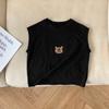 Camiseta sin mangas de algodón al por mayor para bebé y niño, moda de verano, marca, guapo, para niños y niñas, top tipo chaleco, ropa para bebé y niño
