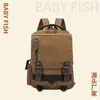Venta Directa de Fábrica Mochila de Lona Retro de Gran Capacidad Unisex Bolsa Casual para Viajero Mochila de Lona para Exteriores