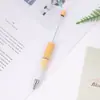 Canetas de Contas Coloridas, Canetas Criativas DIY com Espaço para Contas, Canetas Esferográficas Macaron Fofas em Cores Gradientes e Multicoloridas, Atacado em Estoque