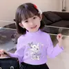 Y2238# camiseta interior de cuello semi-alto para niños otoño e invierno cálida con forro polar de manga larga para niños y niñas grande de terciopelo camiseta de otoño