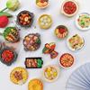 Juguetes de Comida Nuevos de Alta Calidad, Tendencia en Douyin, Populares Imanes de Nevera 3D de Resina DIY Creativos Estilo Chino al Por Mayor