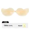 Almohadillas de Mango Sólido para Pezones para Mujer, Ropa Interior Invisible Ultra delgada de Verano, Almohadillas de Silicona para Pezones, Push-up, Sexy, Anticaída, con Relieves