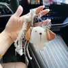 Novo Chaveiro de Corda Trançada de Animal de Desenho Animado, Chaveiro de Leãozinho Fofo e Adorável para Carro, Pingente de Bolsa Moderno e Simples