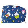 Gorro de Enfermera de Algodón Puro con Dibujos Animados Transpirable Ajustable Gorro Quirúrgico de Doctor Gorro para Clínica Dental Gorro de Trabajo para Hombres y Mujeres