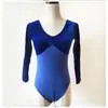 Roupas de Dança Infantil Roupas de Treino Veludo Dourado Algodão Macacão de Manga Longa Roupas de Balé para Meninas Roupas de Ginástica