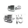 Reposapiés Plegable Retro Modificado para Motocicleta Protector de Pie Ajustable Montaje Reposapiés 32mm